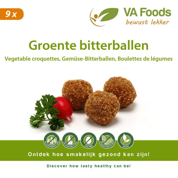 Allergeenvrije voeding VA Foods Groente bitterballen