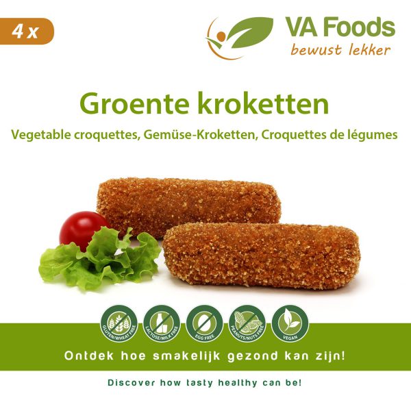 Allergeenvrije voeding VA Foods Groente kroketten